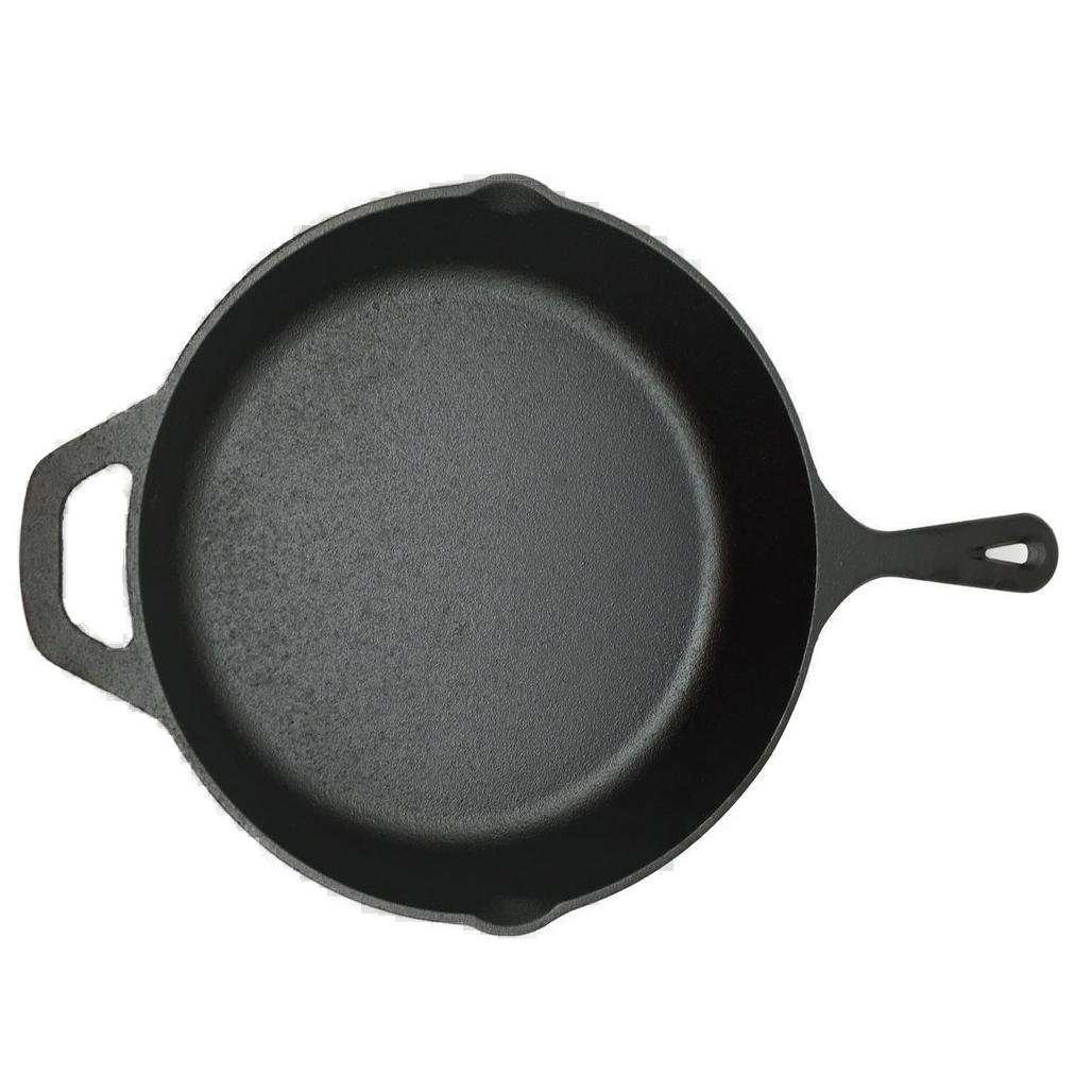 Cast Iron Frying Pan with Protective Slicone Rubber Handle Size 26 cm NEW