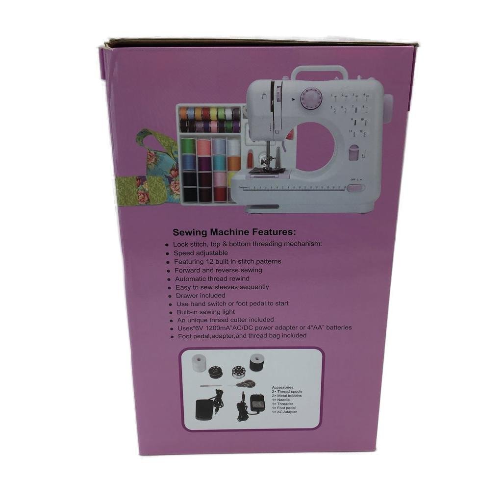 Mini Multifunctional Battery Electric Sewing Machine With Foot Pedal NEW