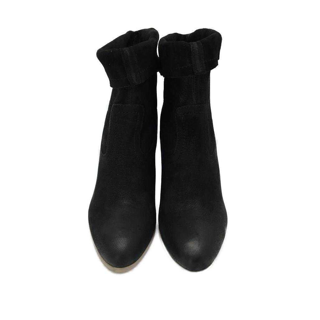 EOS Melbourne Cloe Black Suede Leather Heeled Boots Ladies Size 36 NEW