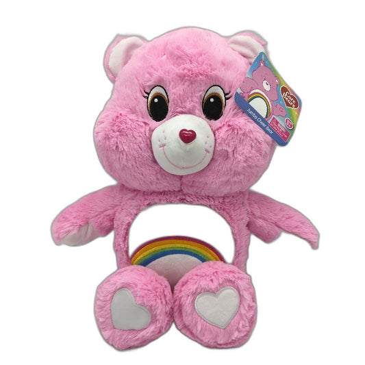 Kids Care Bears Pink Jumbo Cheer Soft Plushy Teddy Bear NEW