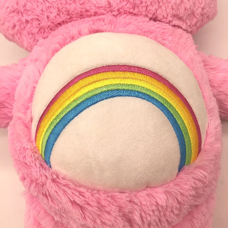 Kids Care Bears Pink Jumbo Cheer Soft Plushy Teddy Bear NEW