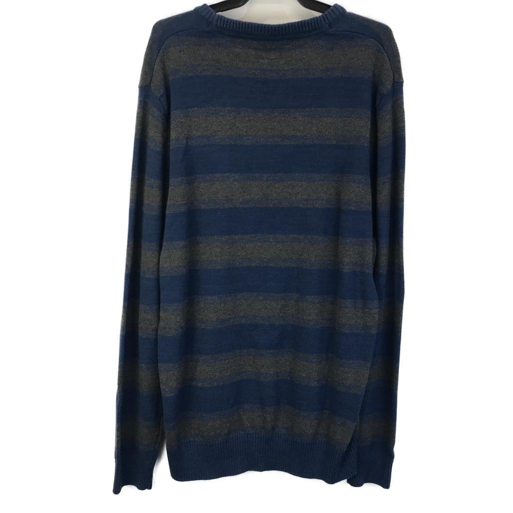 Jeanswest Mens Blue&Grey Casual Stripe Sweater Size Size L NEW