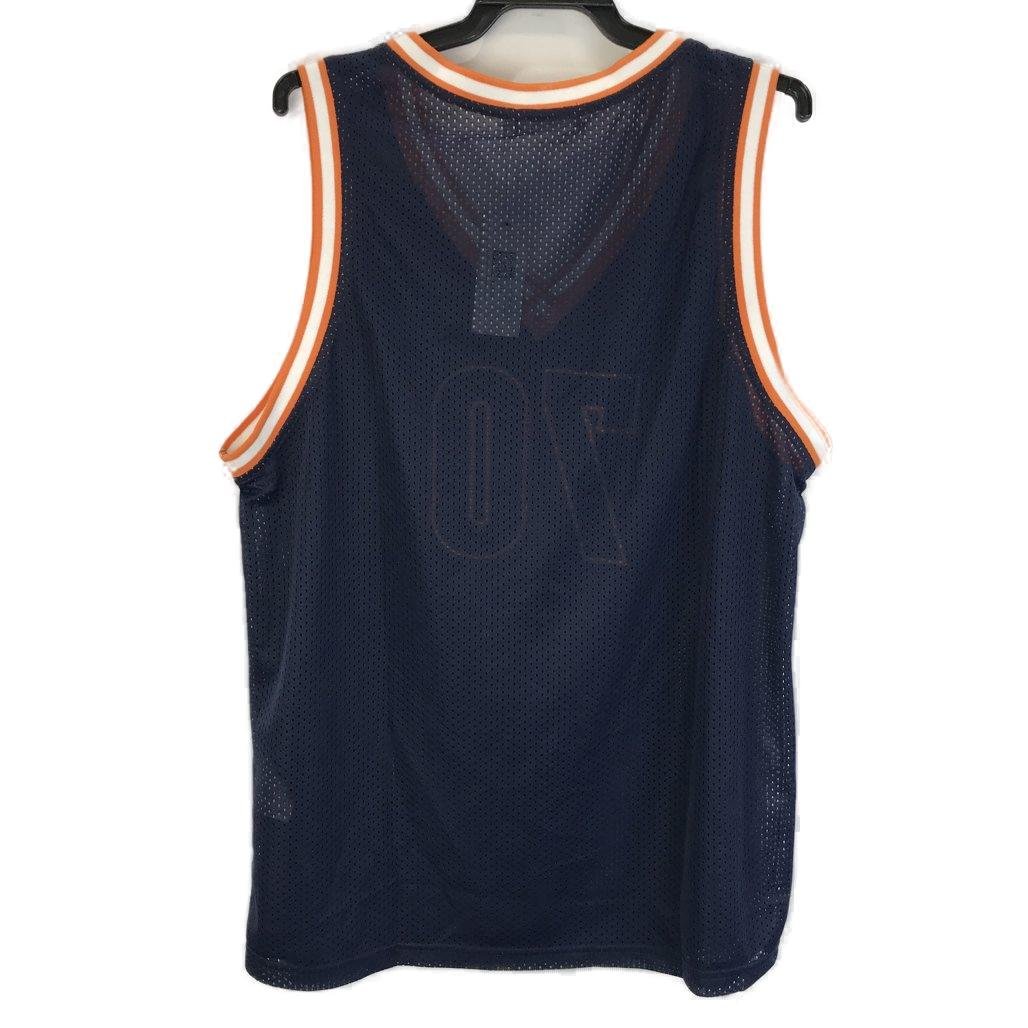 Glassons Mens Sports Navy Blue Basketball Jersey Size L NEW