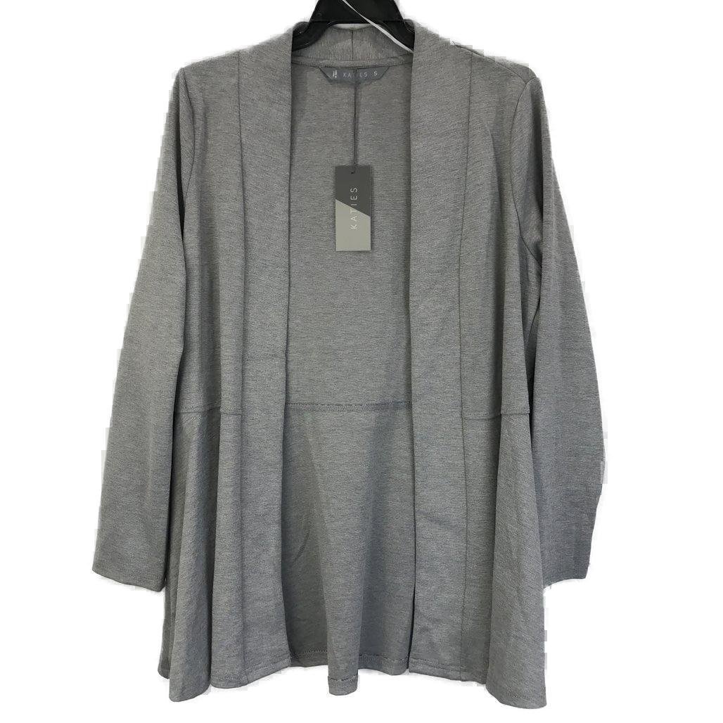 Katies Knit Grey Long Sleeve Cardigan Ladies Size S NEW