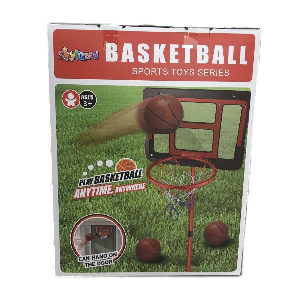 Shylizard Kids Mini Basketball Adjustable Hook 74.8 Inches Age 3+ NEW