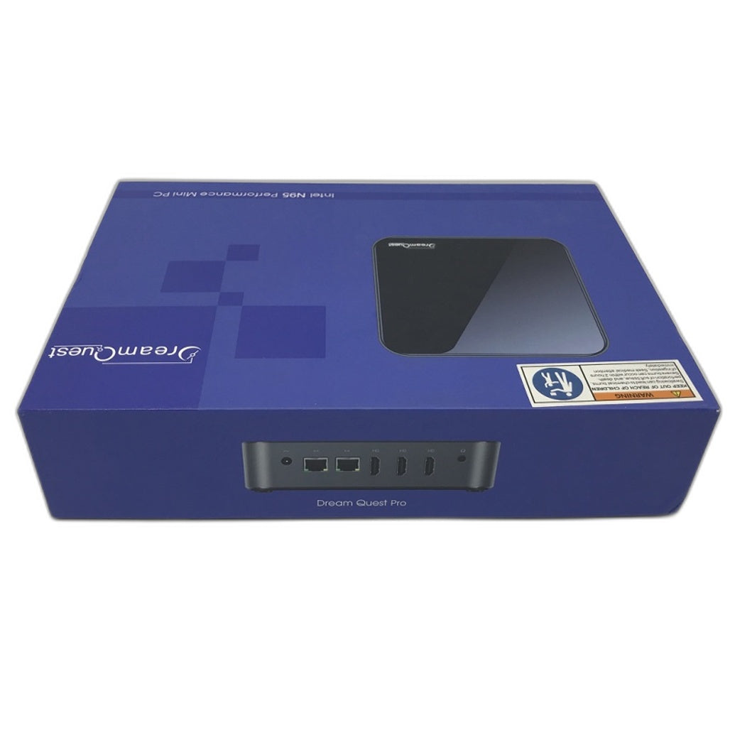 DreamQuest Black Intel N95 Performance Mini Desktop PC NEW