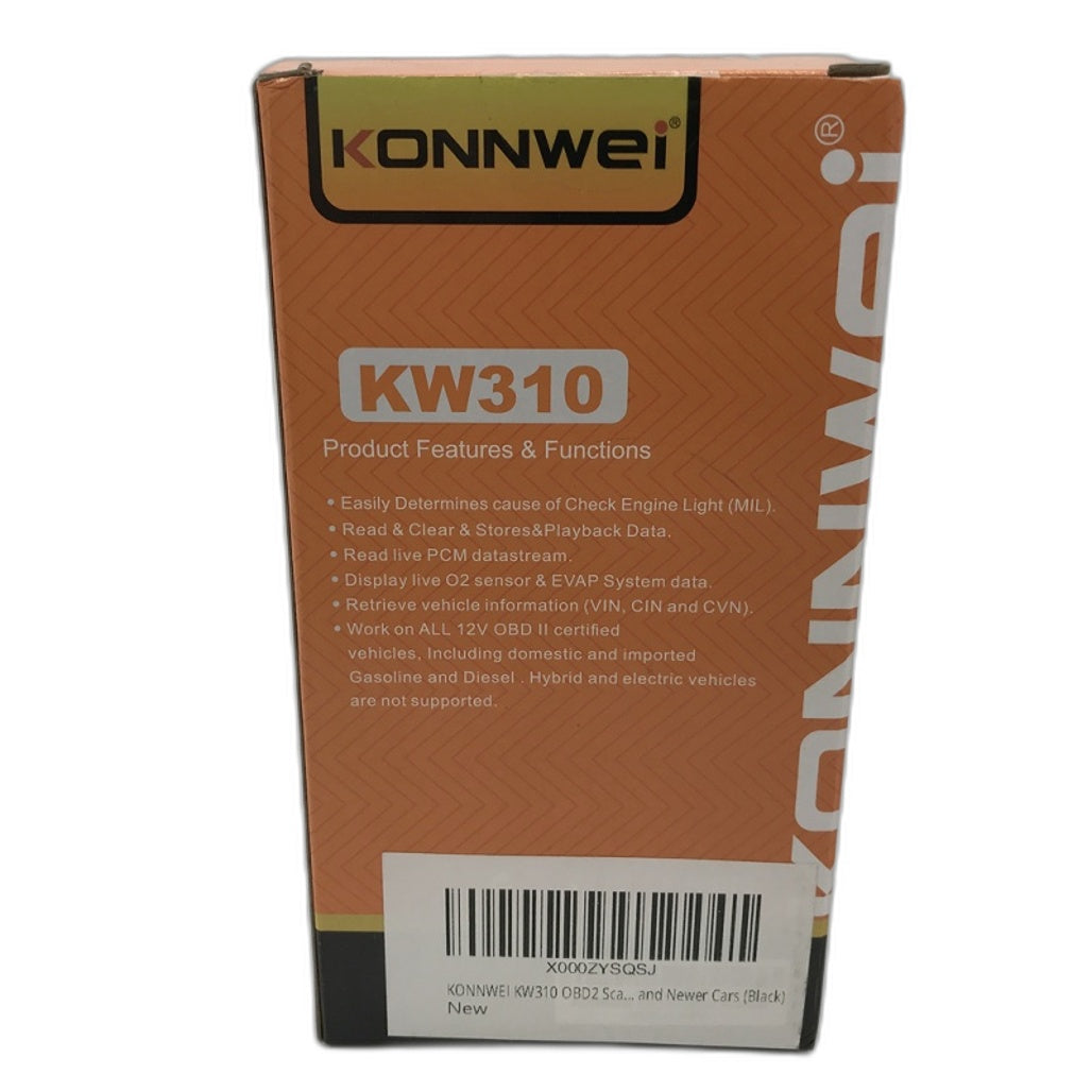 Konnwei Vehicle Engine Fault Code Reader KW310 OBD2 Scanner NEW