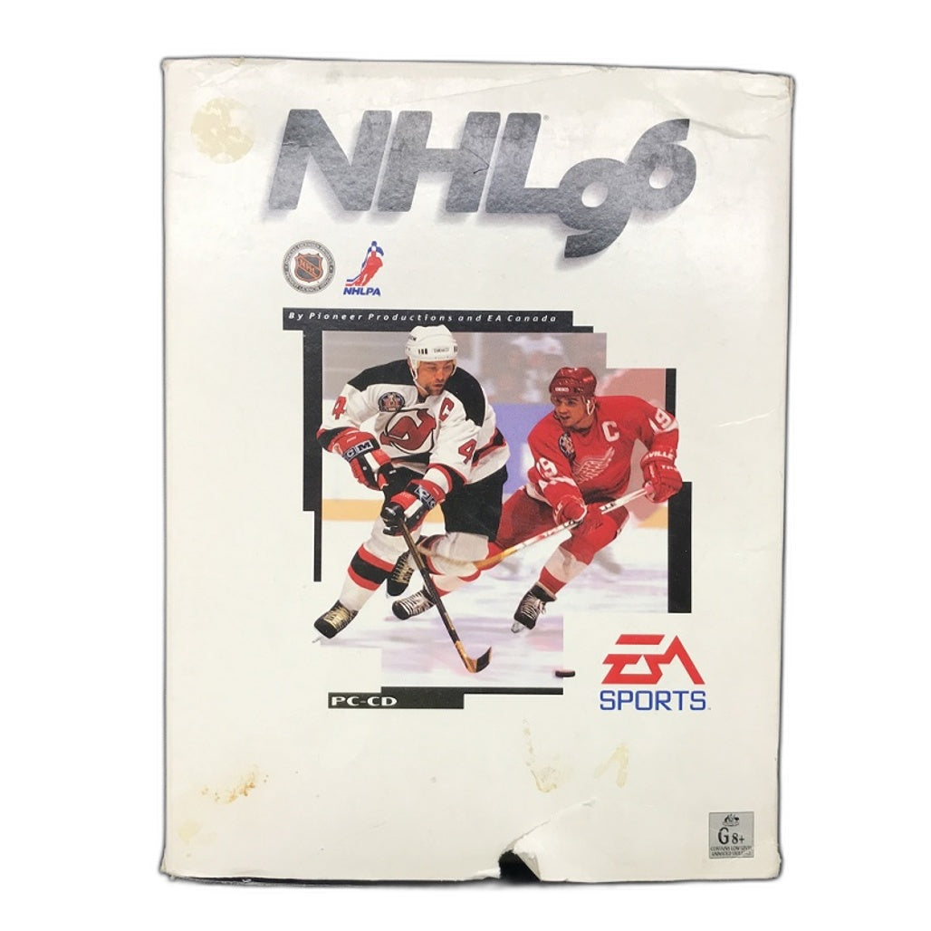 NHL 96 Hockey EA Sports Video Game PC-CD Vintage