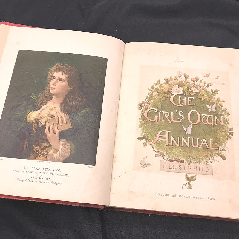 The Girls Own Annual Hardcover Book Vintage