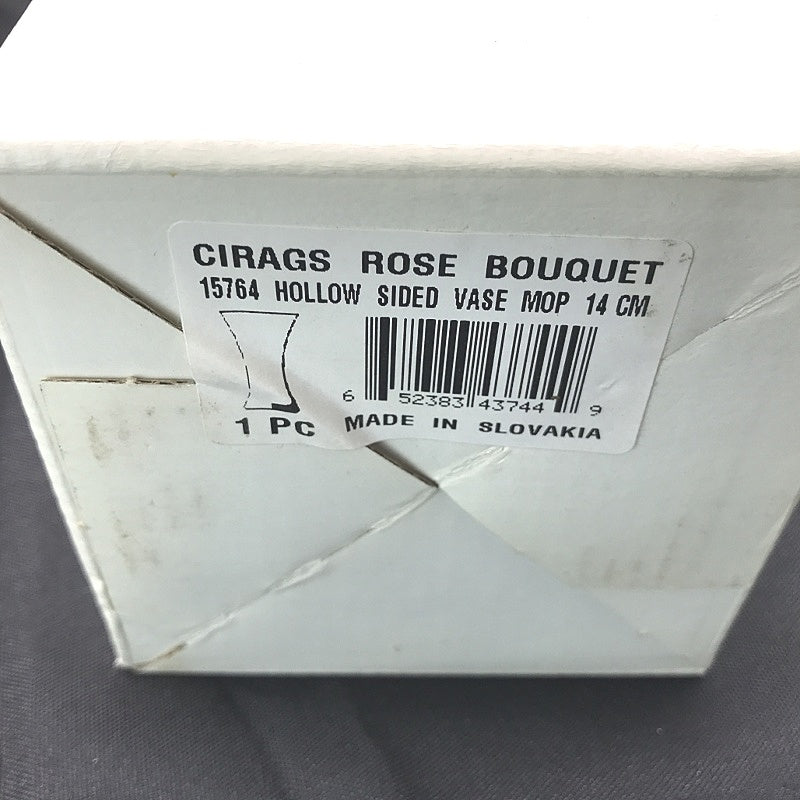 Royal Albert Giftware Cirags Rose Bouquet Hollow Sided Vase 14cm Vintage