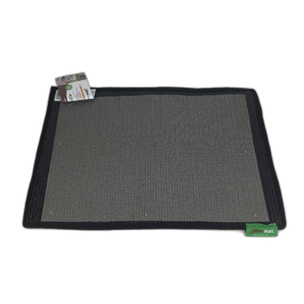 Muk Mat Antibacterial Durable Grey Non Slip Mat 70x50cm NEW