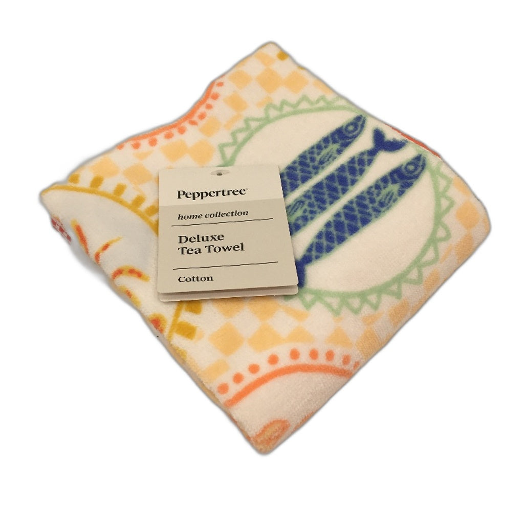 Peppertree Home Collection Set of 2 Deluxe Tea Towels 50x70cm NEW