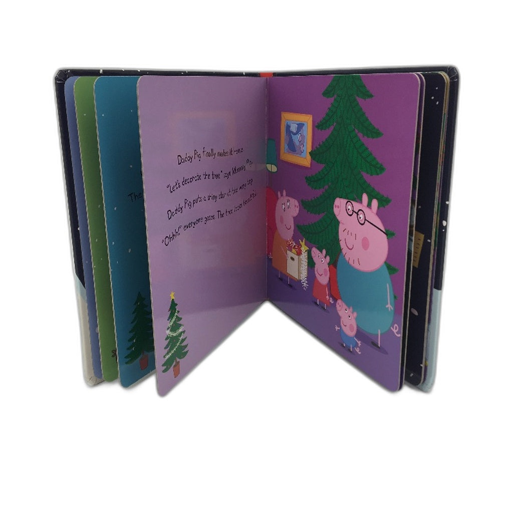 Peppa Pig Kids Peppa's Christmas Hardcover Book NEW