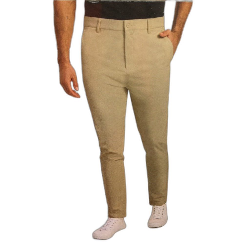 Crane Performance Mens Beige Long Tech Pants Size S NEW