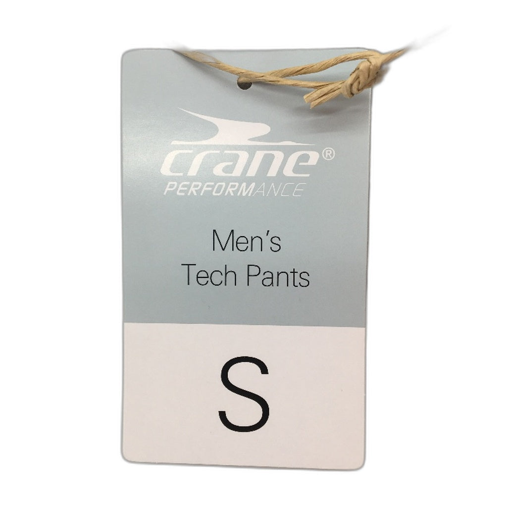 Crane Performance Mens Beige Long Tech Pants Size S NEW