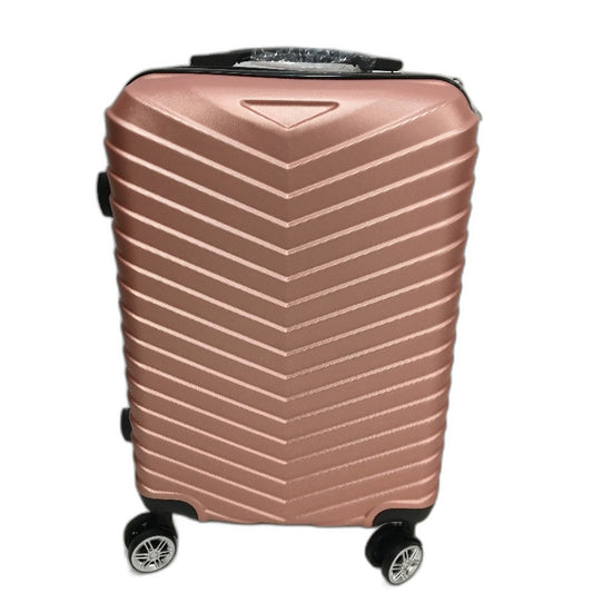 Slimbridge 20" 50cm Carry On Spinner Wheel Travel Luggage Rose Pink Suitcase NEW