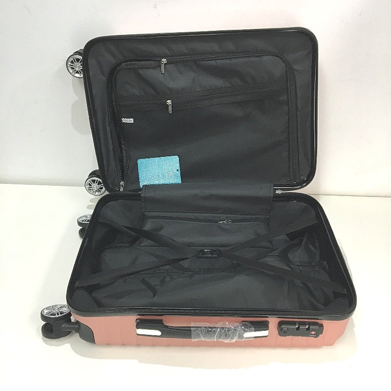 Slimbridge 20" 50cm Carry On Spinner Wheel Travel Luggage Rose Pink Suitcase NEW