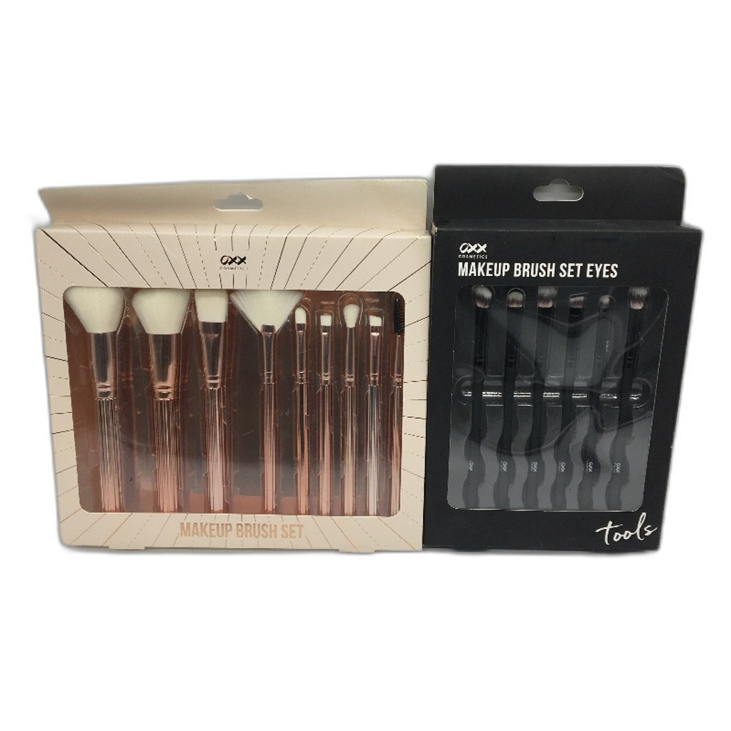 23 Piece BULK LOT- OXX Cosmetics Brush Kits & Assorted Make Up Items NEW