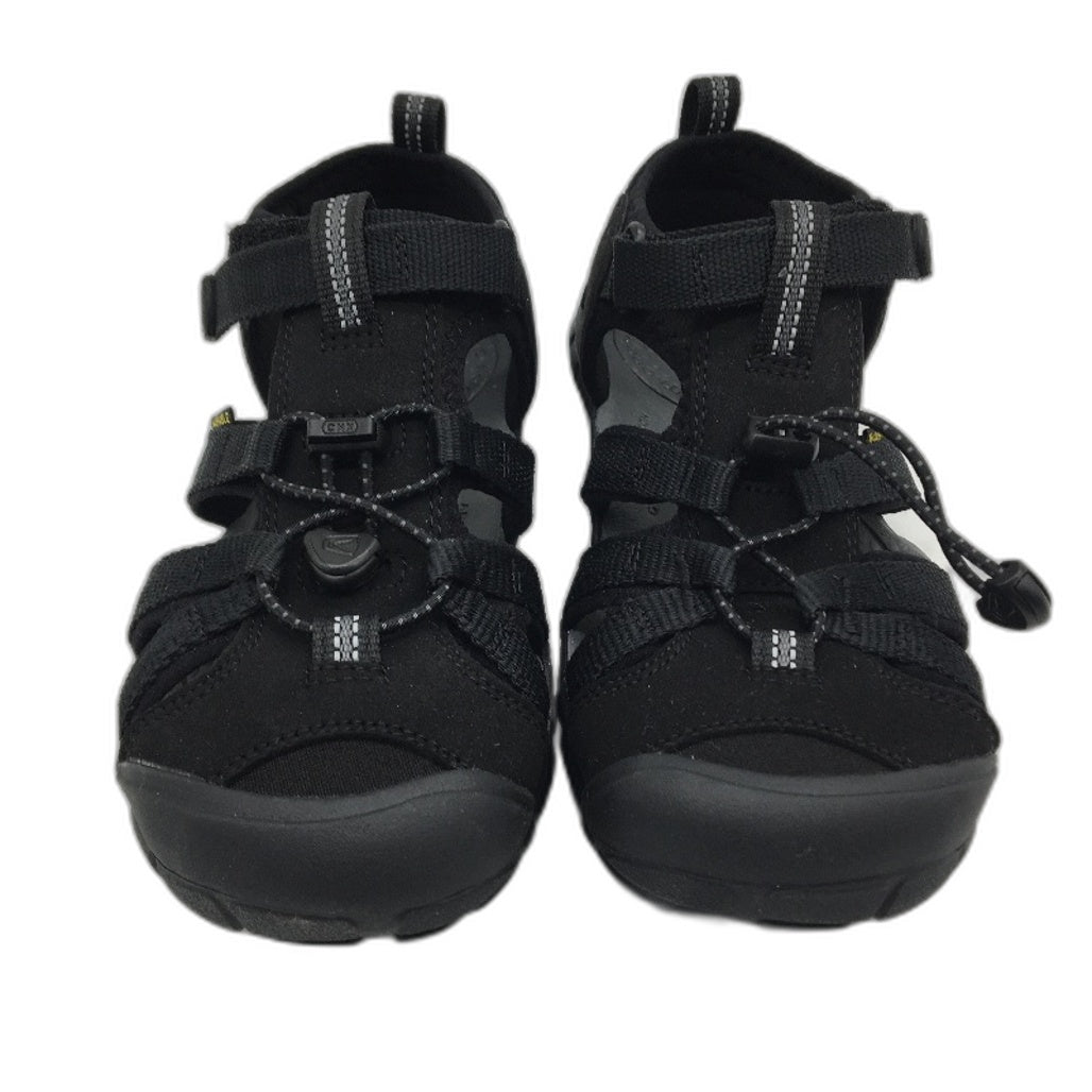 Keen Seacamp II CNX Youth Black Mesh Lined Sandals US 4 EU 36 22.5cm NEW