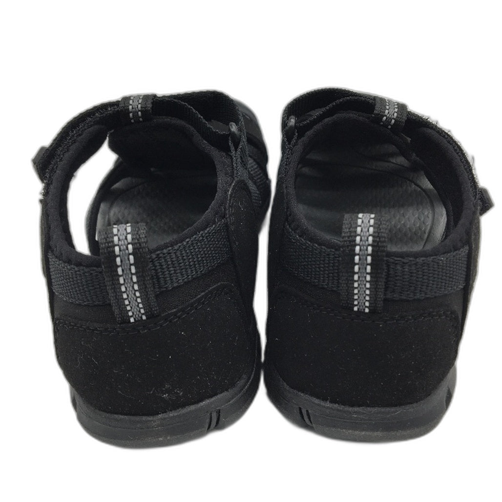 Keen Seacamp II CNX Youth Black Mesh Lined Sandals US 4 EU 36 22.5cm NEW