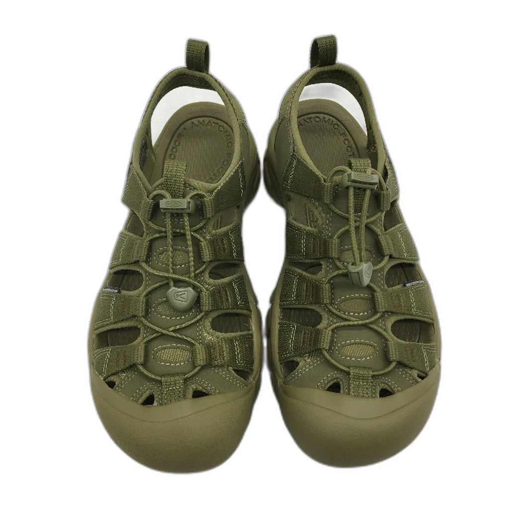 Keen Olive Green Lace Lock Bungee Newport H2 Sandal Mens Size EU 40.5 26cm NEW