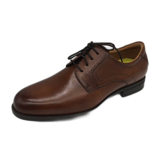 Florsheim Brown Leather Medfield Oxford Ortholite Dress Shoes Mens Sze US 10 NEW