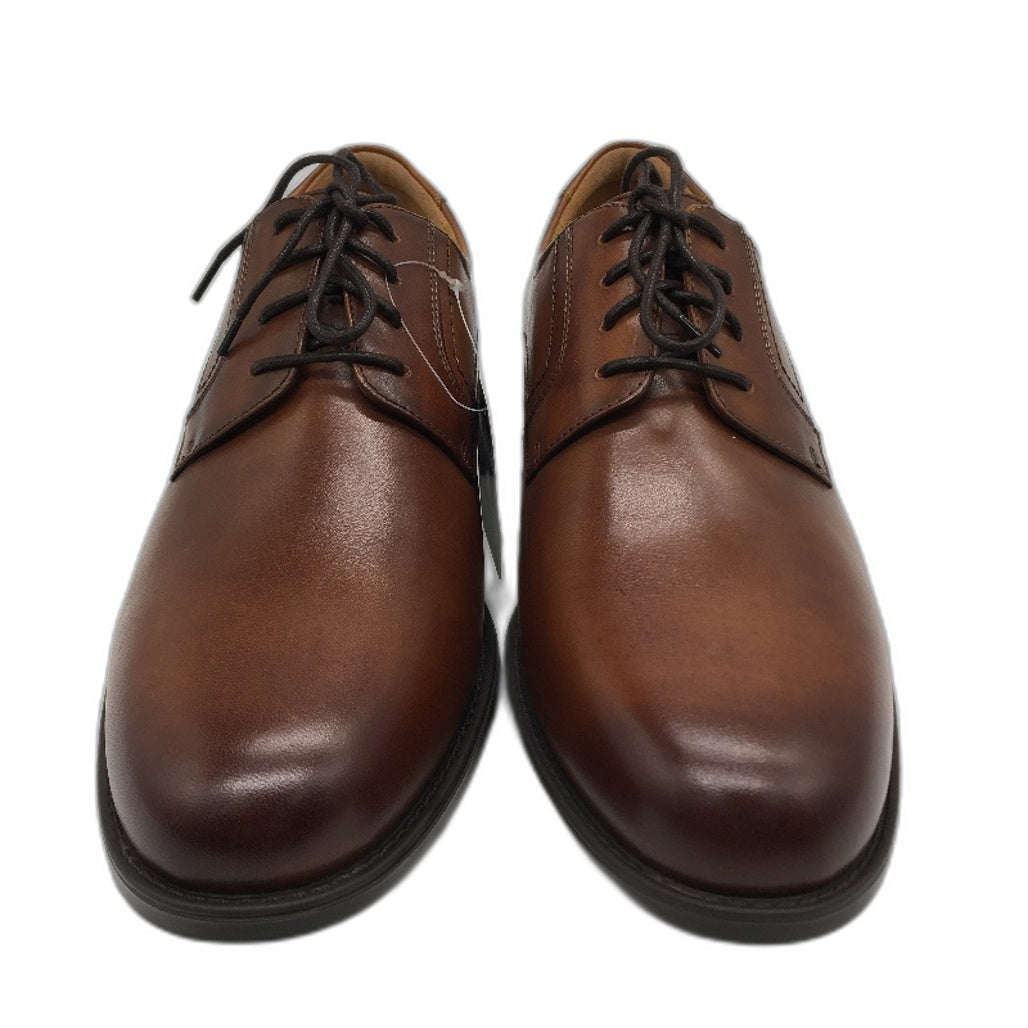 Florsheim Brown Leather Medfield Oxford Ortholite Dress Shoes Mens Sze US 10 NEW