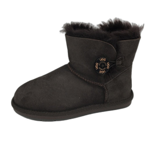 UGG Boots Australian Double Face Sheepskin Brown Boots Unisex EU35 M2 L4 NEW