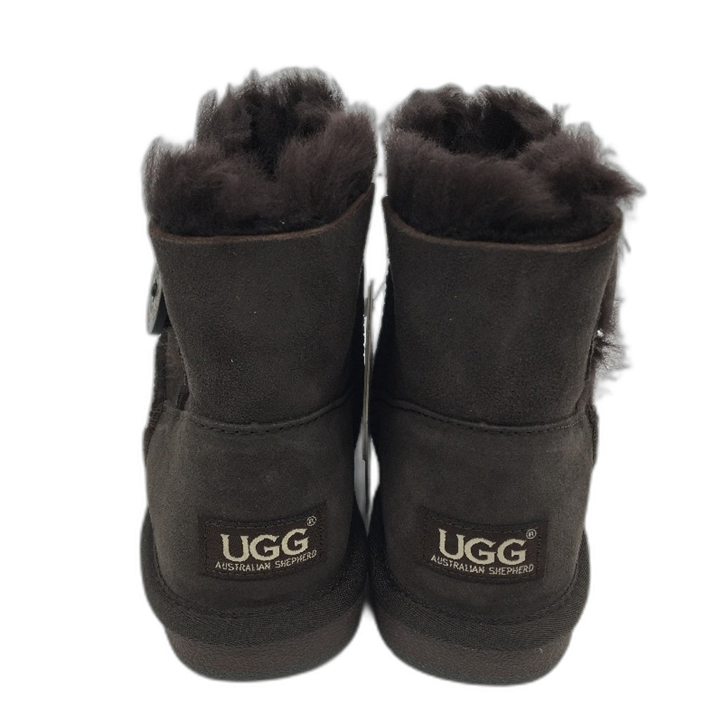 UGG Boots Australian Double Face Sheepskin Brown Boots Unisex EU35 M2 L4 NEW