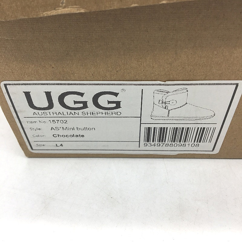 UGG Boots Australian Double Face Sheepskin Brown Boots Unisex EU35 M2 L4 NEW