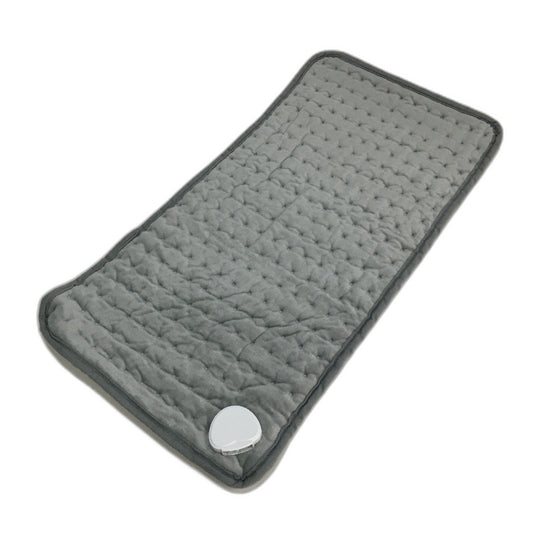 75 Watt Soft Plush Comfort Electrical Heating Pad for Pain Relief in Grey NEW