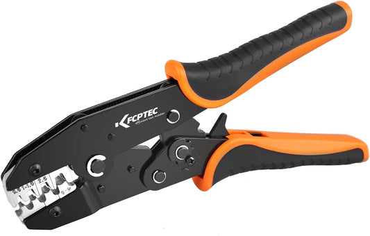 KF CPTEC Crimping Tool for Open Barrel Non-Insulated Flat Terminals AWG22-10 NEW