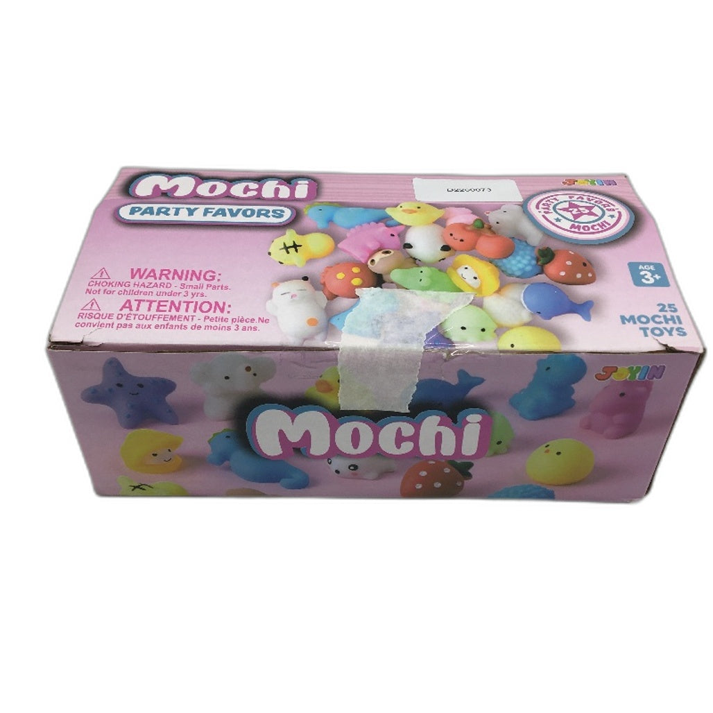 Kawaii Mochi Squishy Toys 24 Pack Party Favors Stress Relief Goodies Bag Prizes