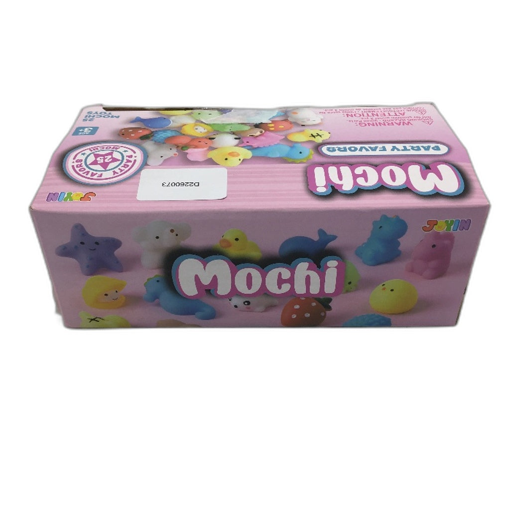 Kawaii Mochi Squishy Toys 24 Pack Party Favors Stress Relief Goodies Bag Prizes