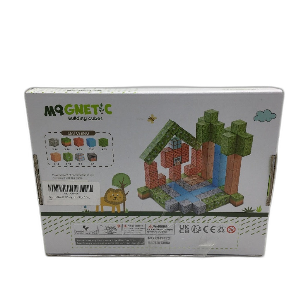 Minecraft Style 108 PCS Magnetic Cubes Building Blocks Set STEM Sensory Toys NEW