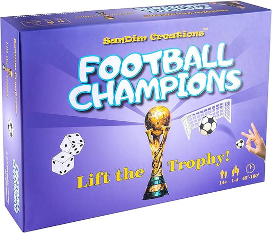 Football Champions Soccer Strategy Sports Trivia Family Board Game Kids Adults