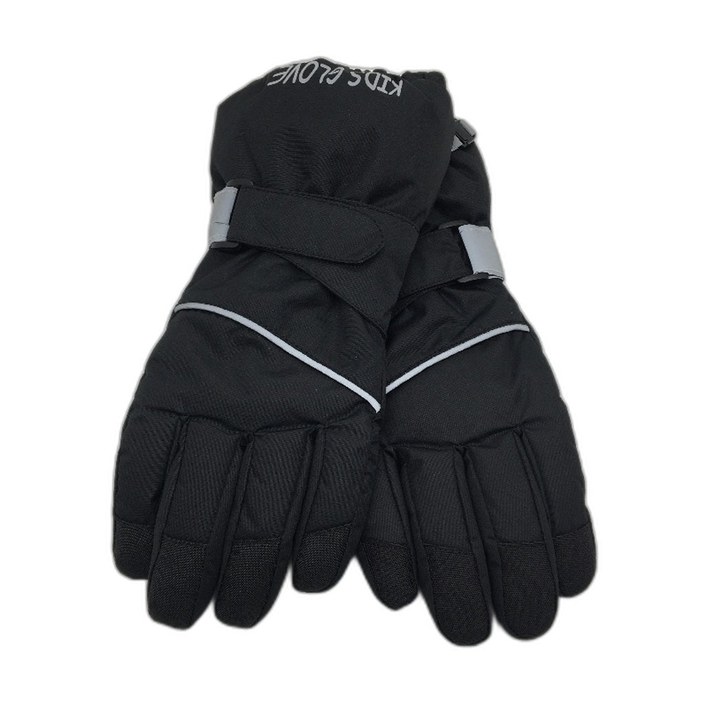 Kids Winter Ski Gloves Waterproof Windproof Warm Mittens For Children Size 8-10