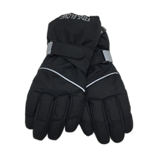 Kids Winter Ski Gloves Waterproof Windproof Warm Mittens For Children Size 8-10