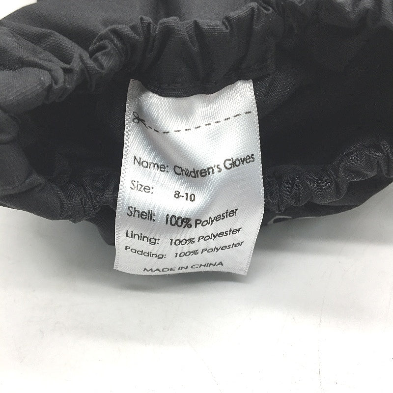 Kids Winter Ski Gloves Waterproof Windproof Warm Mittens For Children Size 8-10