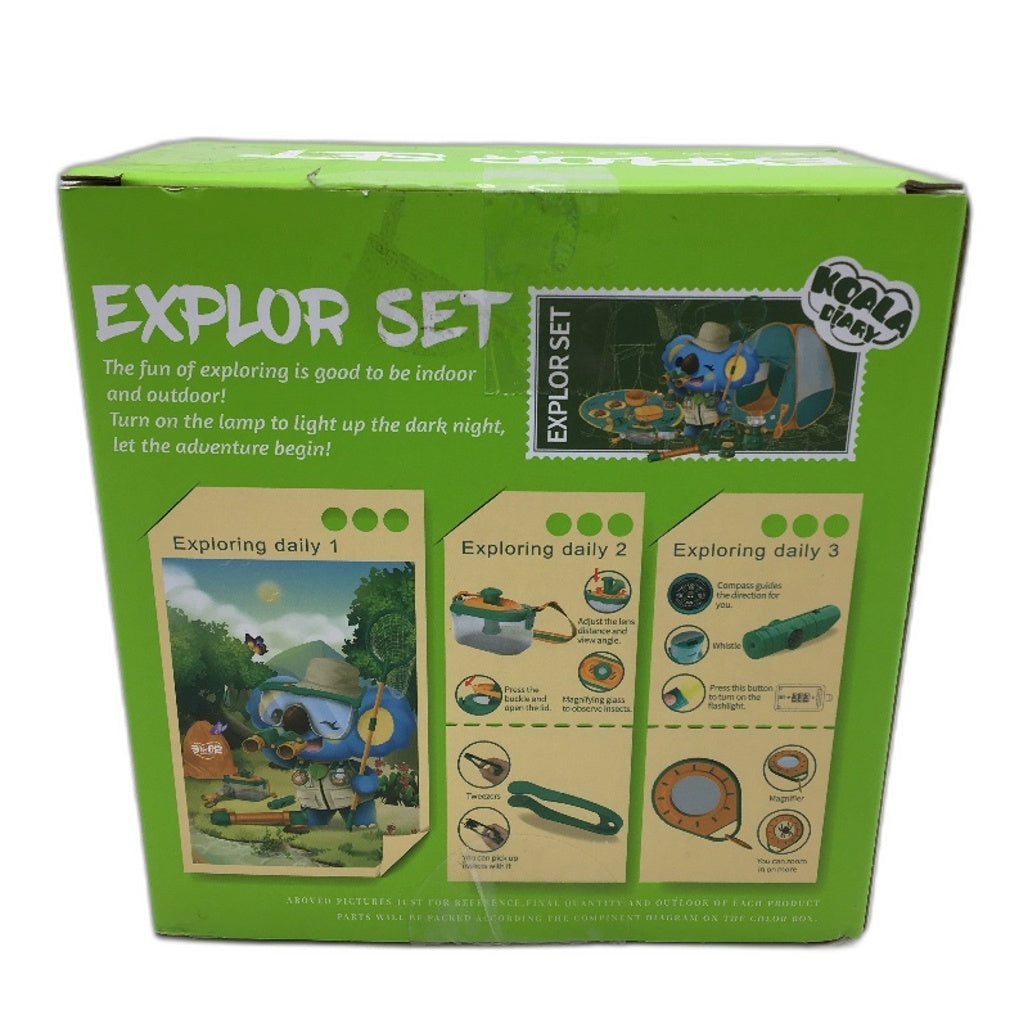 Koala Diary Bug Insect Catcher Explorer Set Magnifying Glass Tweezer Outdoor Toy