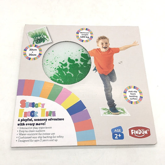 Findon Sensory Green Liquid Floor Tile 30x30 Non Slip Foam Back Max 120KG Age 2+