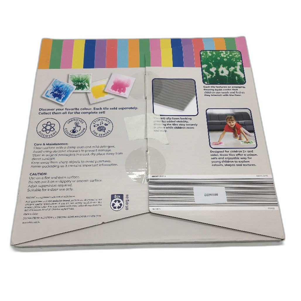 Findon Sensory Green Liquid Floor Tile 30x30 Non Slip Foam Back Max 120KG Age 2+