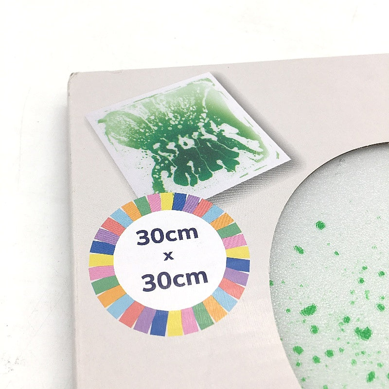 Findon Sensory Green Liquid Floor Tile 30x30 Non Slip Foam Back Max 120KG Age 2+