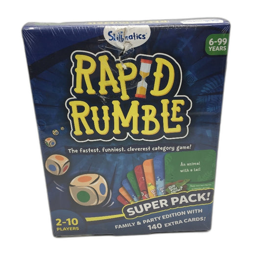 Skillmatics Rapid Rumble Category Board Game Family 2-5 Players For Age 6-99 NEW
