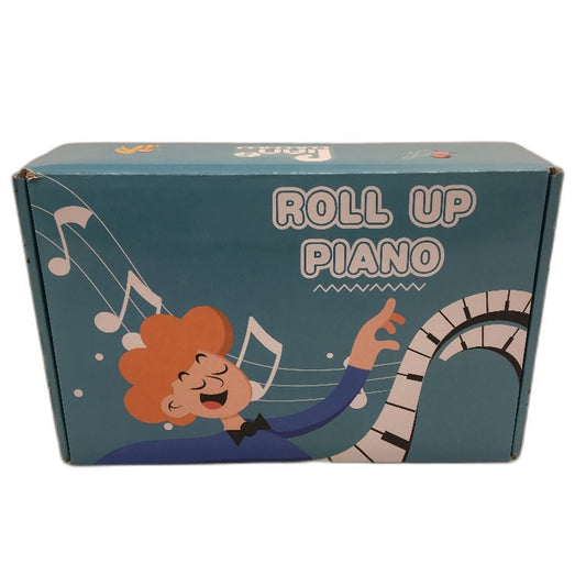 Roll Up Keyboard 61 Keys Portable Electric Piano Multiple Tones & Demo Songs NEW