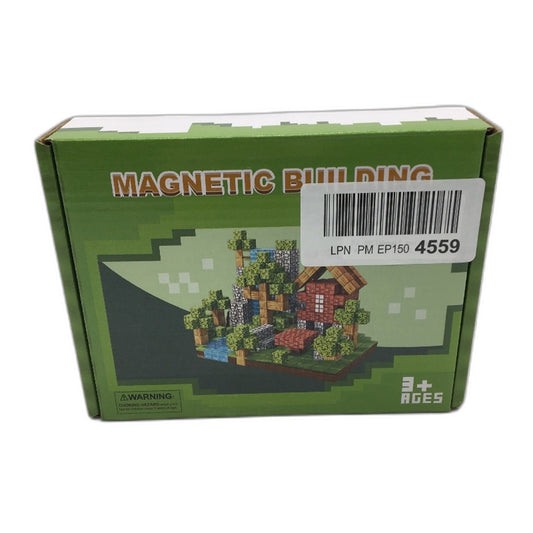 Magnetic Building Blocks Kingdom Adventure Minecraft Style Magnet Cubes Age 3+