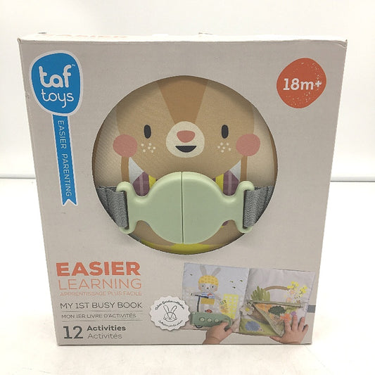 Taf Toys My First Busy Book 12 Activities Sensory Fine Motor Learning Age 18M+
