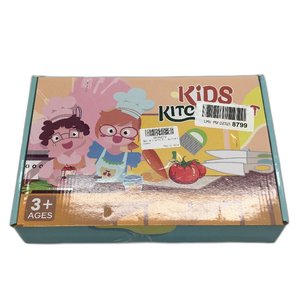 Kids Safe Kitchen Cutting Set Vegetable Fruit Cutter Toddler Chopper Toy Age 3+