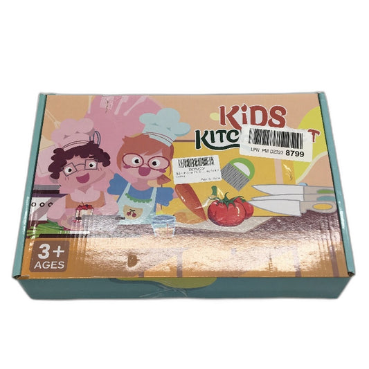 Kids Safe Kitchen Cutting Set Vegetable Fruit Cutter Toddler Chopper Toy Age 3+