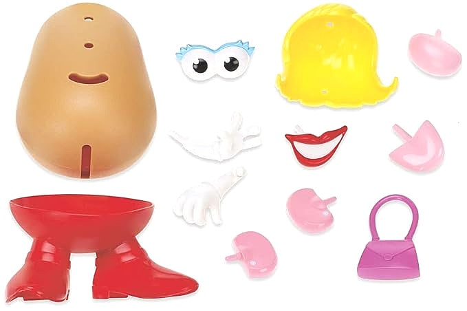 Playskool Friends Mrs Potato Head Action Figure Toy 12PCS Make Mix & Laugh Age2+